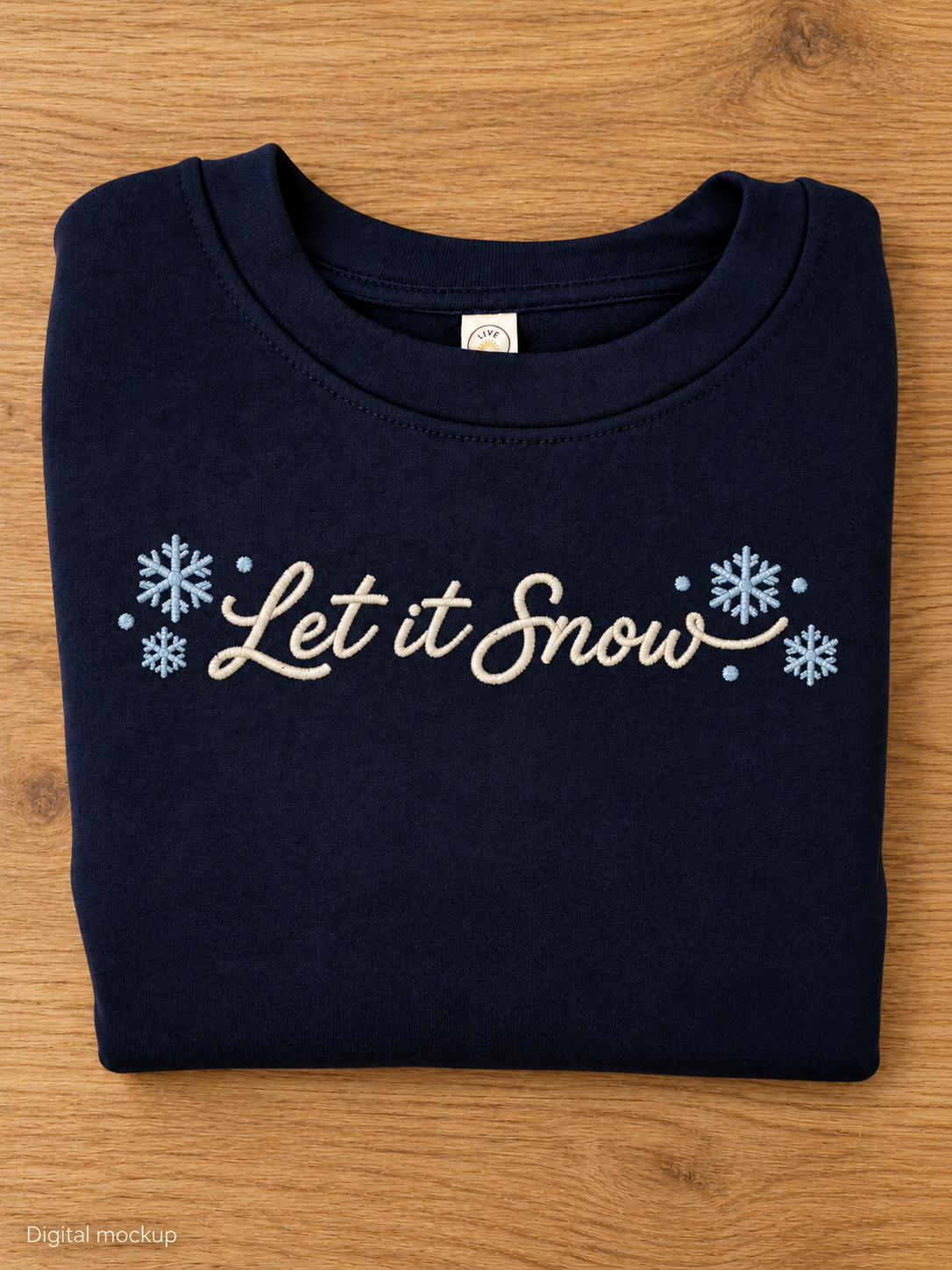 Petite Let It Snow Crewneck