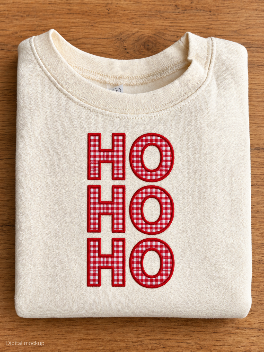Petite HO HO HO Appliqué Crewneck