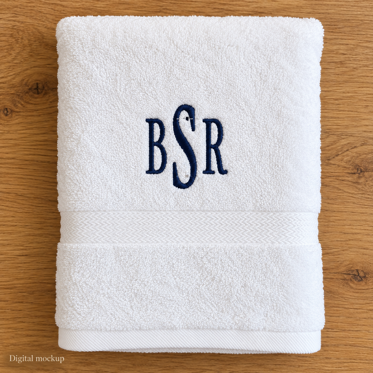 Monogrammed Bath Towel