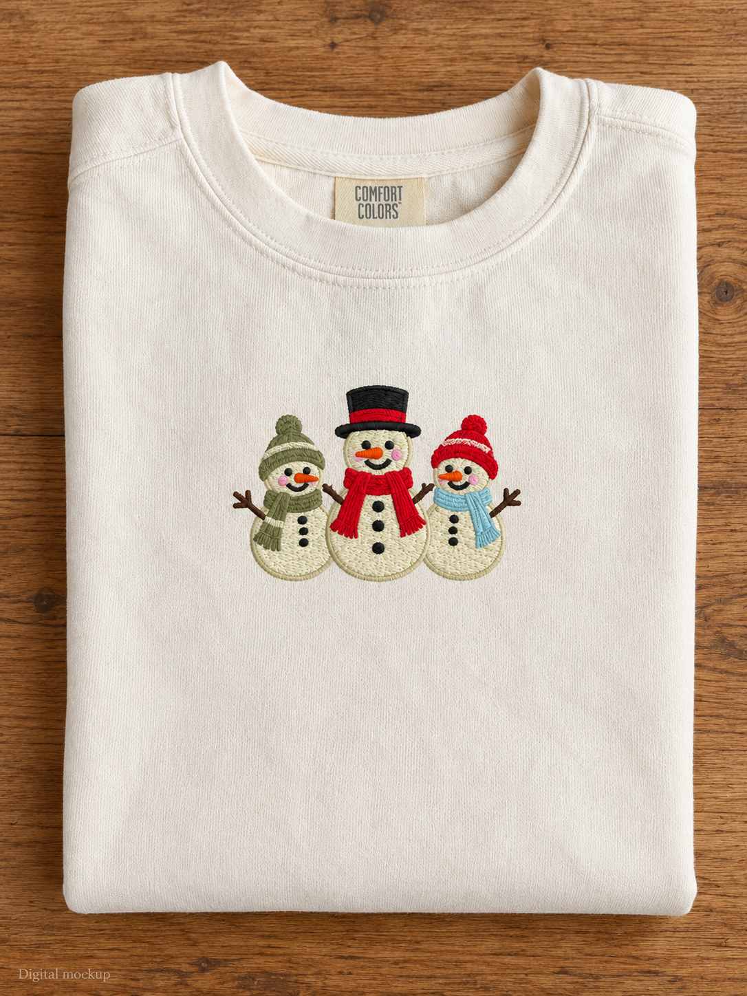 Snowman Trio Crewneck